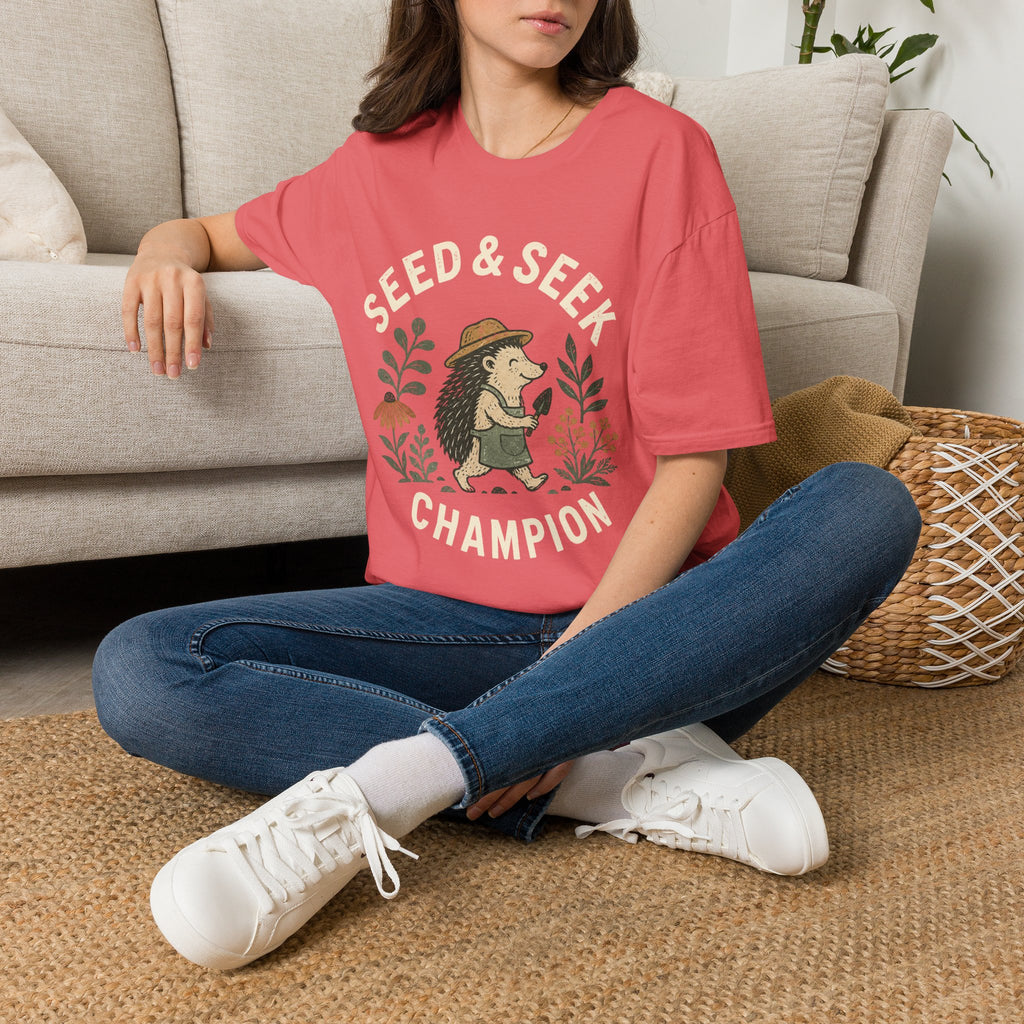 Seed & Seek Champion Garden Friend T-Shirt by Zen & Zucchinis Slow Garden Club