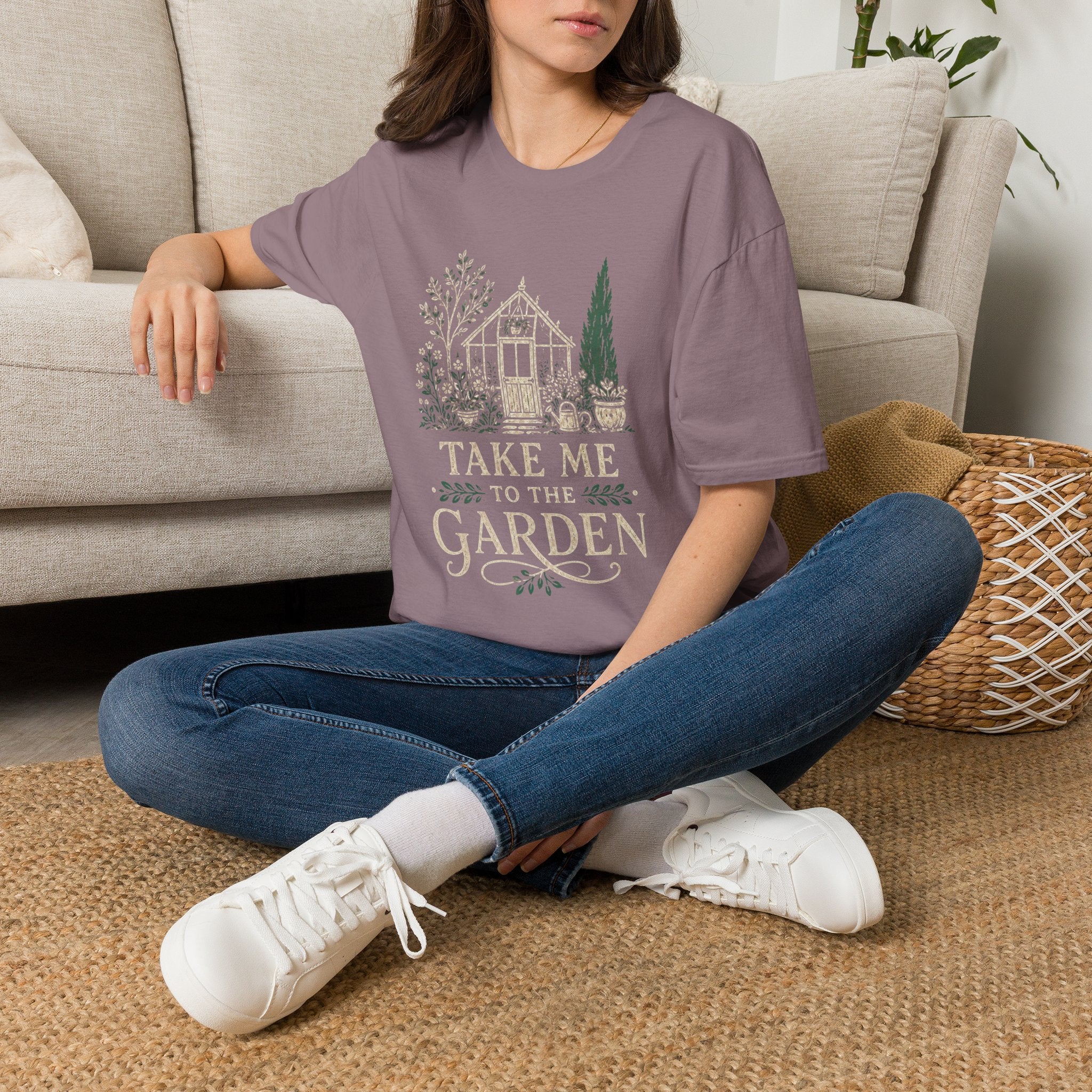 Take Me to the Garden T-Shirt by Zen & Zucchinis Slow Garden Club