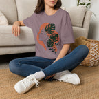 Floral Female Silhouette T-Shirt by Zen & Zucchinis Slow Garden Club