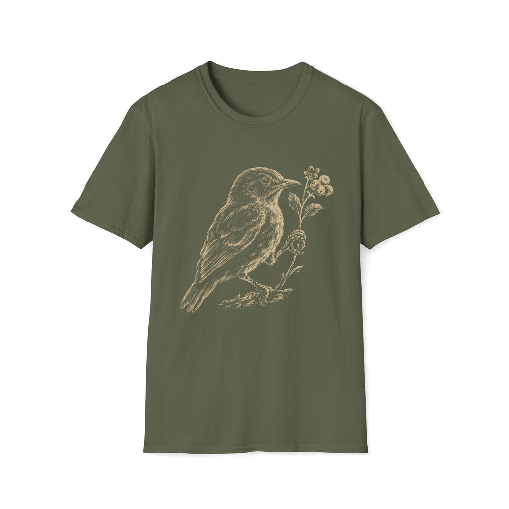 Quiet Garden Bird T-Shirt