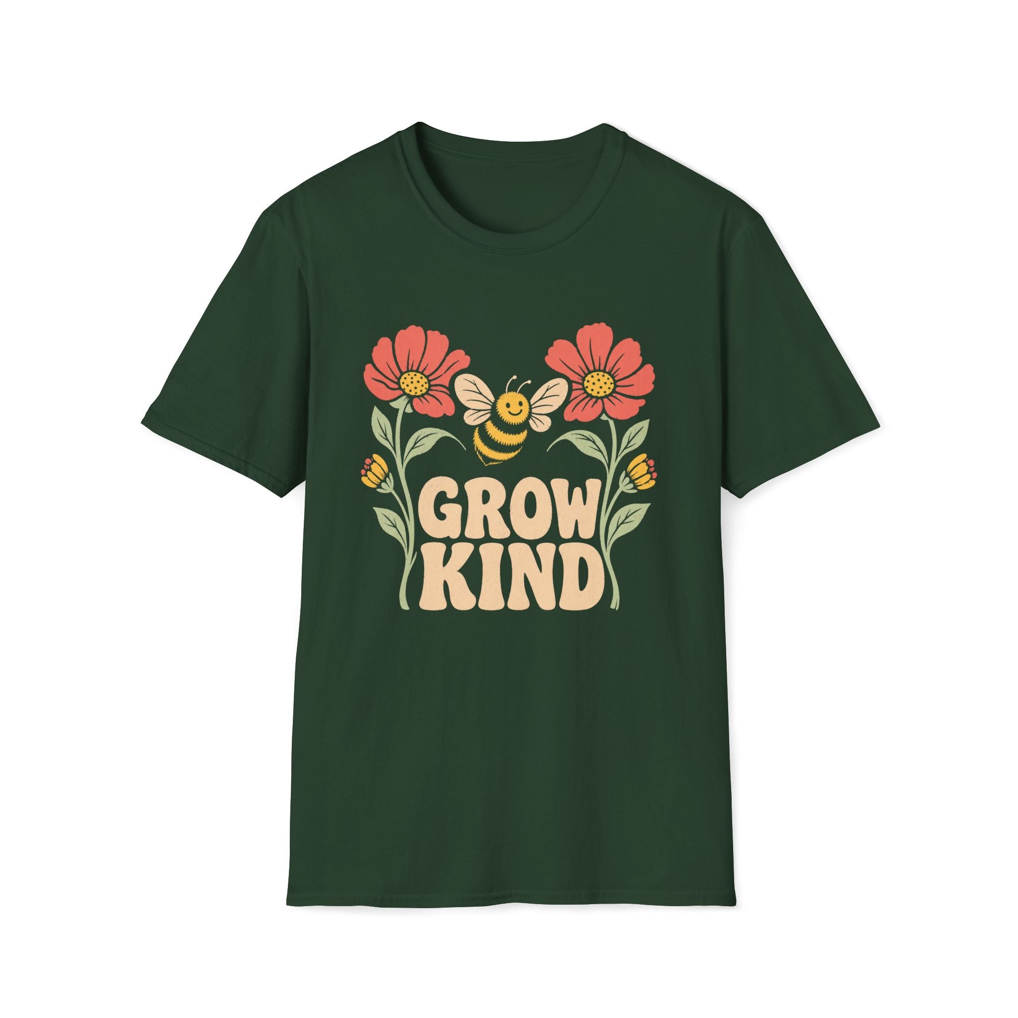 Grow Kind Flower Bee T-Shirt