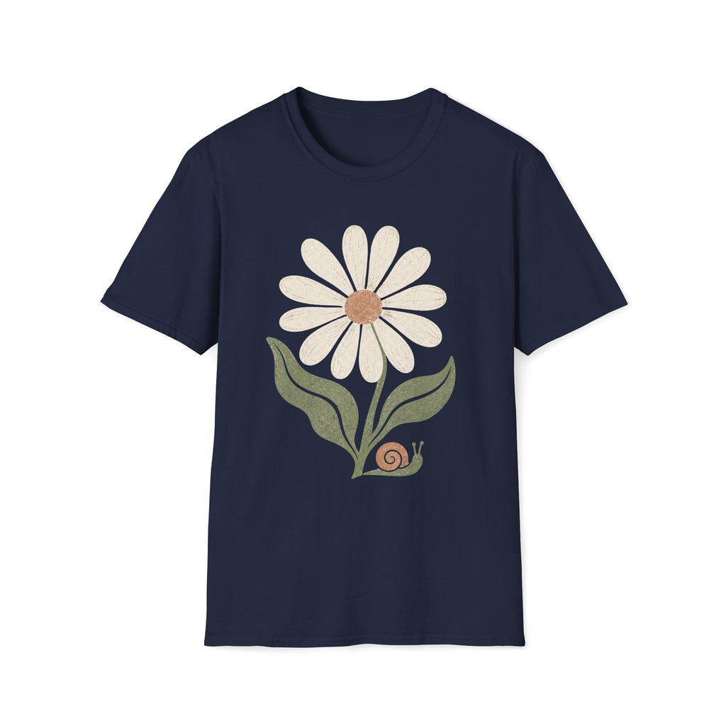 Flower & Snail Garden T-Shirt