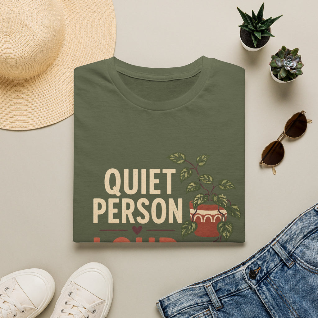 Quite Person Loud About Plants T-Shirt