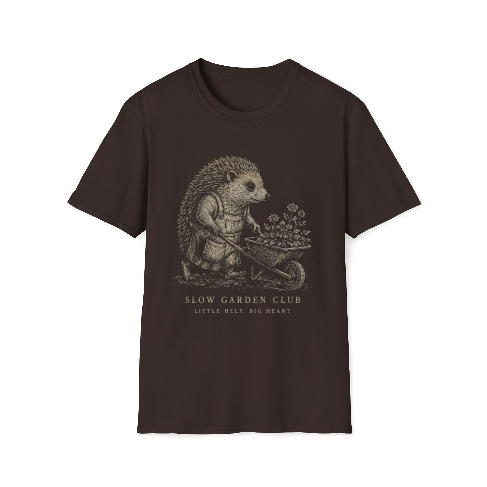 Little Help Big Heart Hedgehog T-Shirt