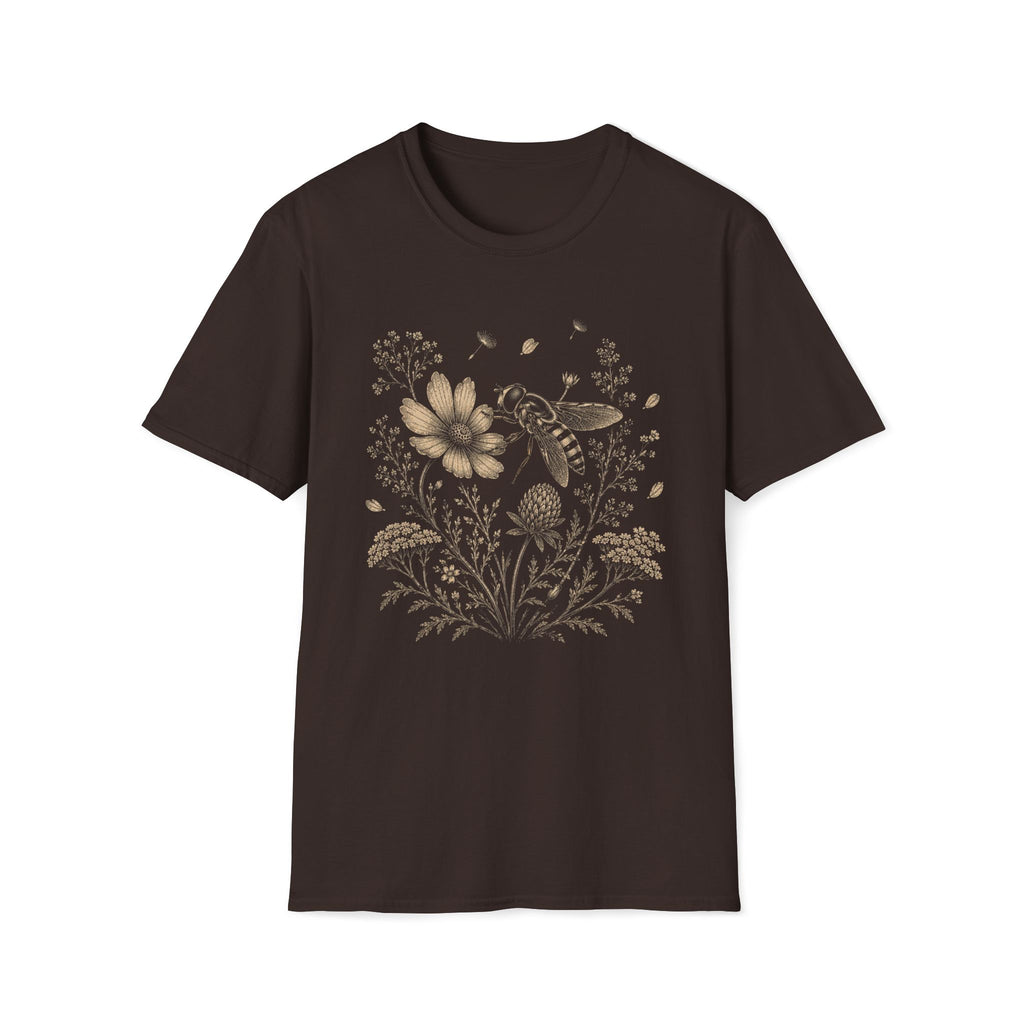 Bee In Wildflower Garden T-Shirt