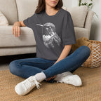 Quiet Hummingbird Garden T-Shirt by Zen & Zucchinis Slow Garden Club