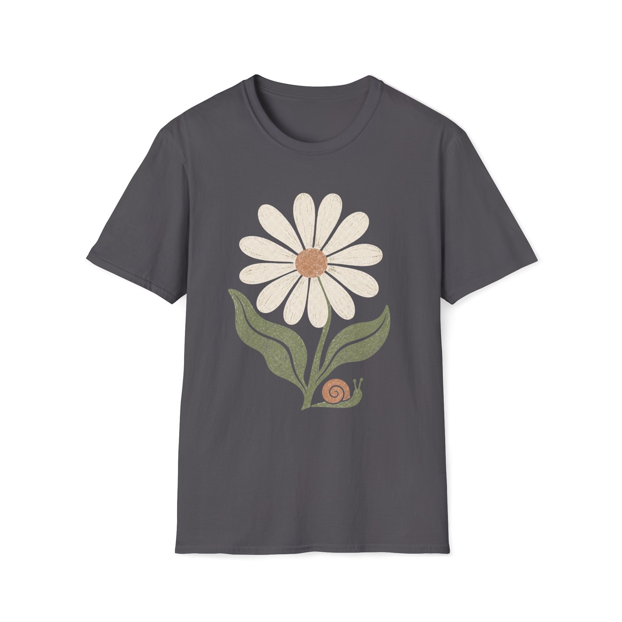 Flower & Snail Garden T-Shirt