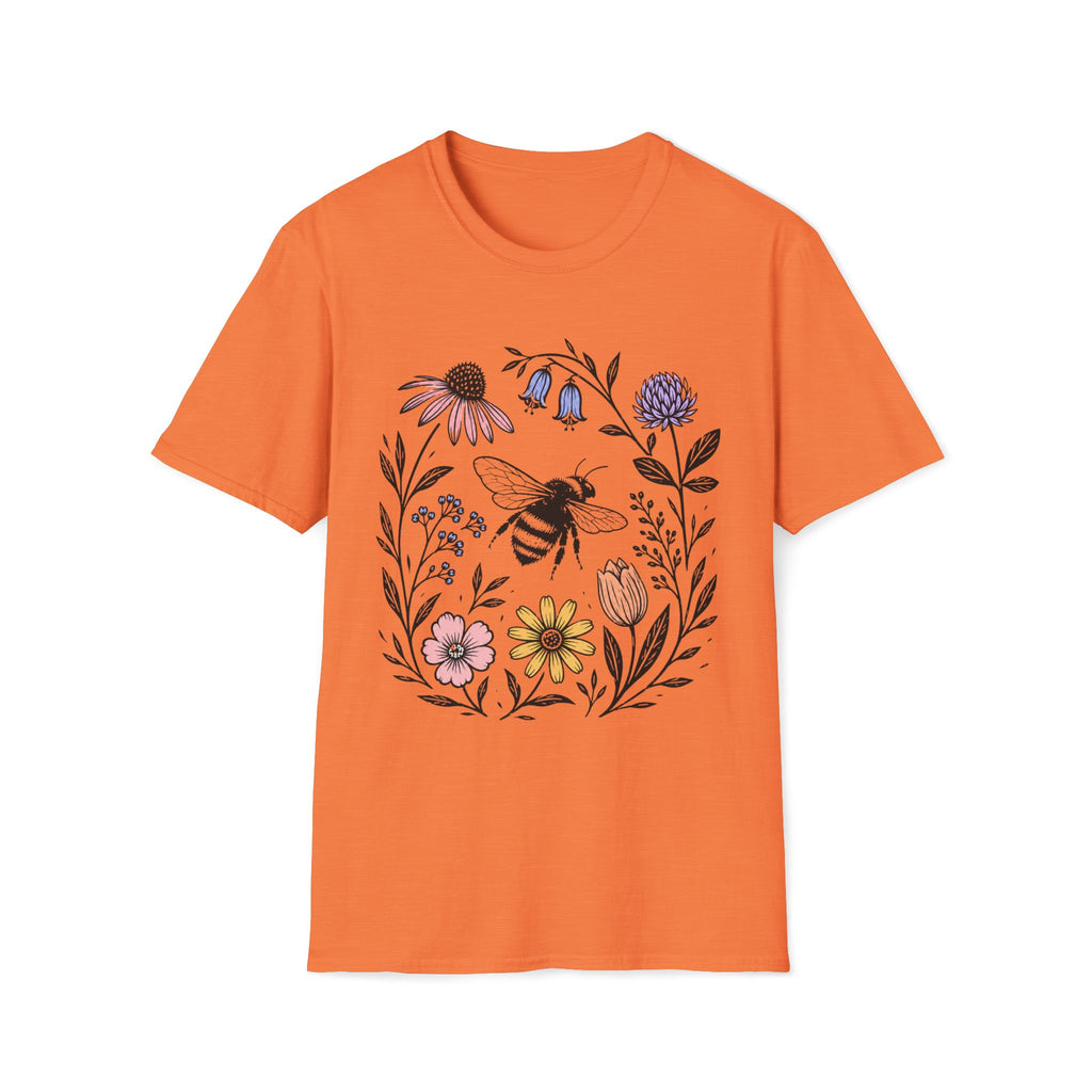 Bee WIth Wildflowers T-Shirt
