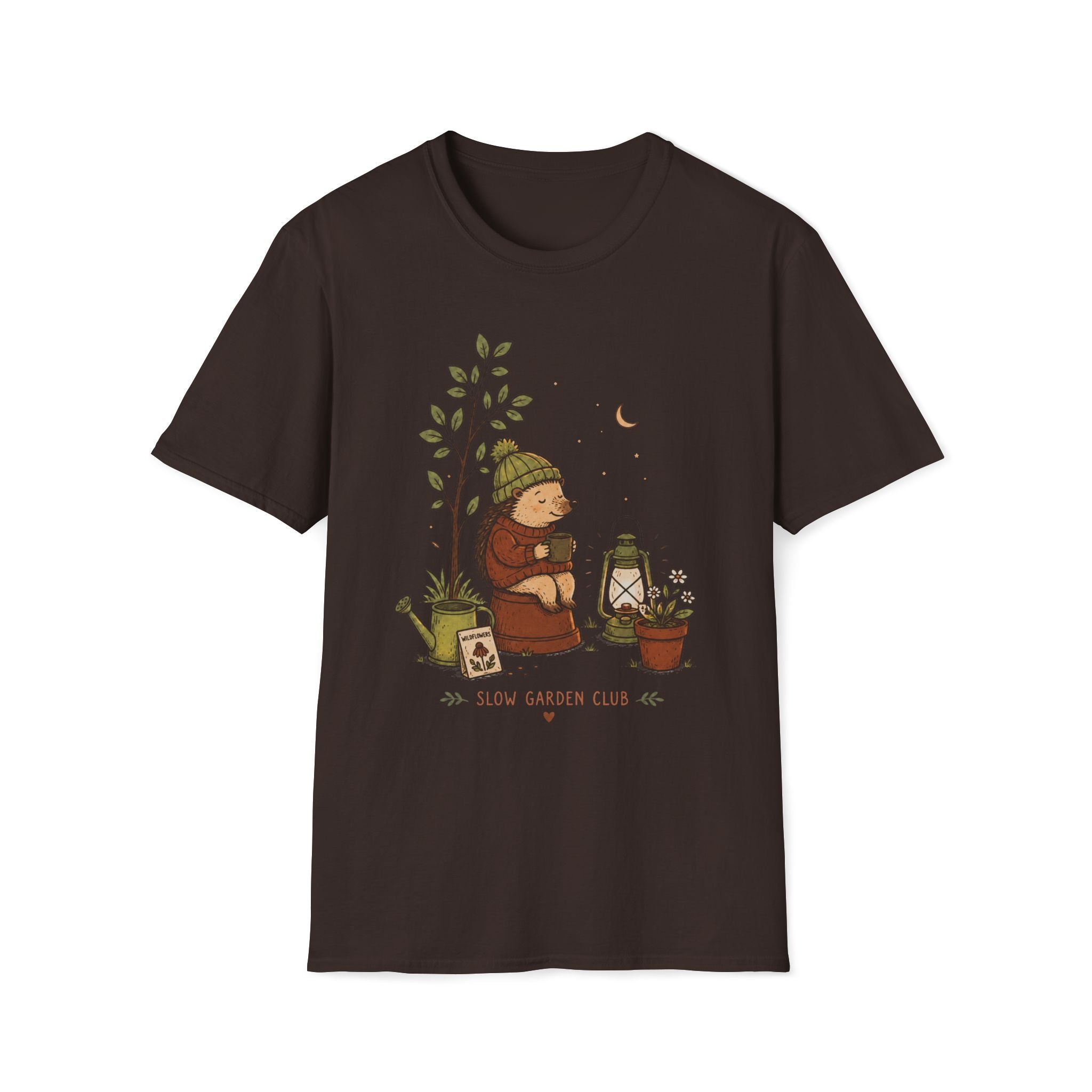 Cozy Hedgehog Garden Club T-Shirt