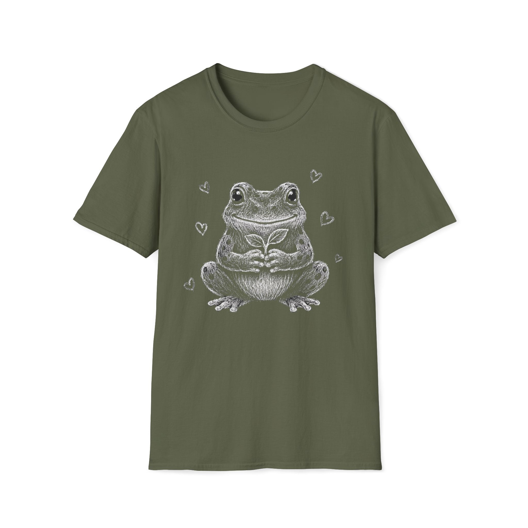 Cute Frog Plant Lover T-Shirt