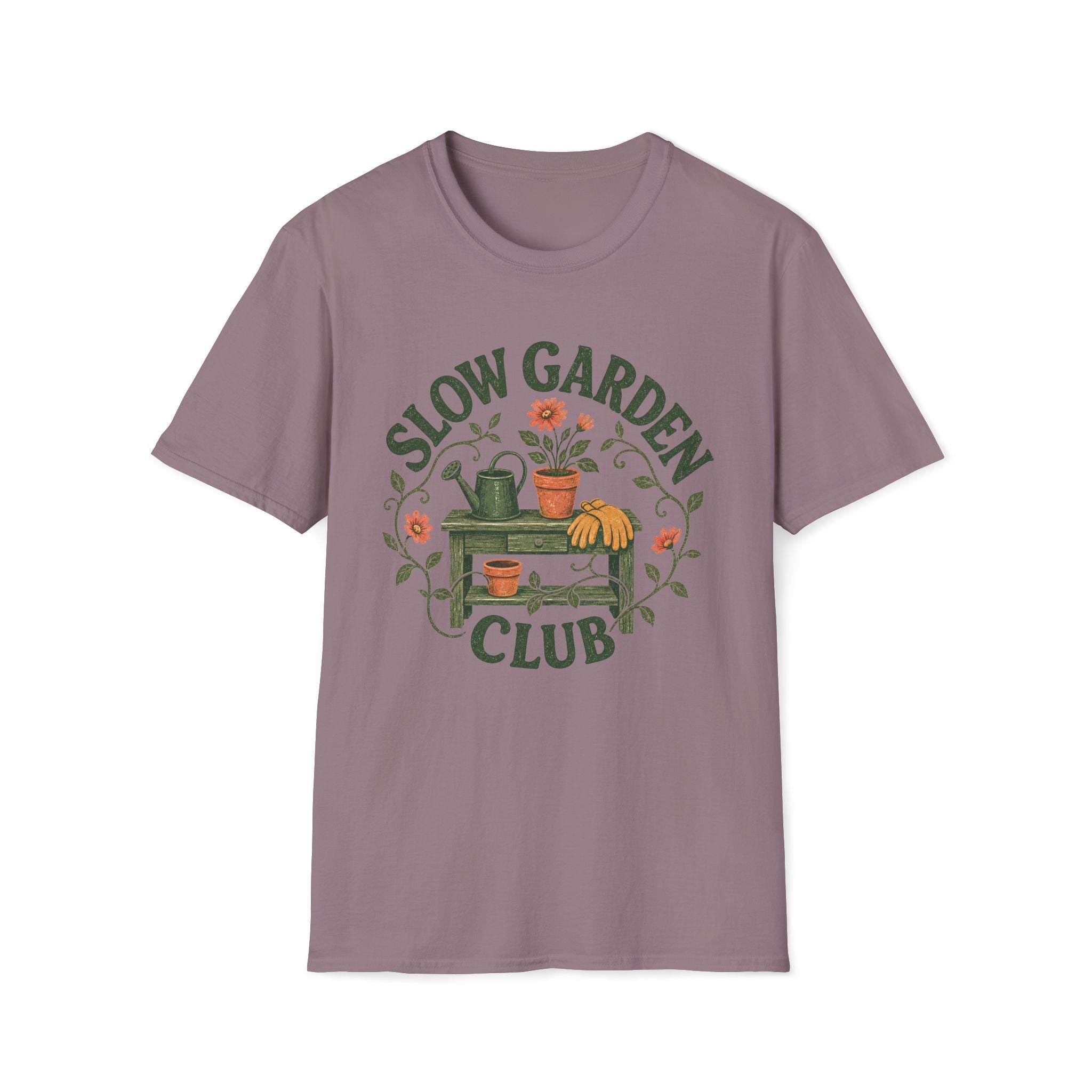 Slow Garden Club Garden Bench T-Shirt