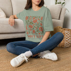 Soft Life Society Red Flower T-Shirt by Zen & Zucchinis Slow Garden Club