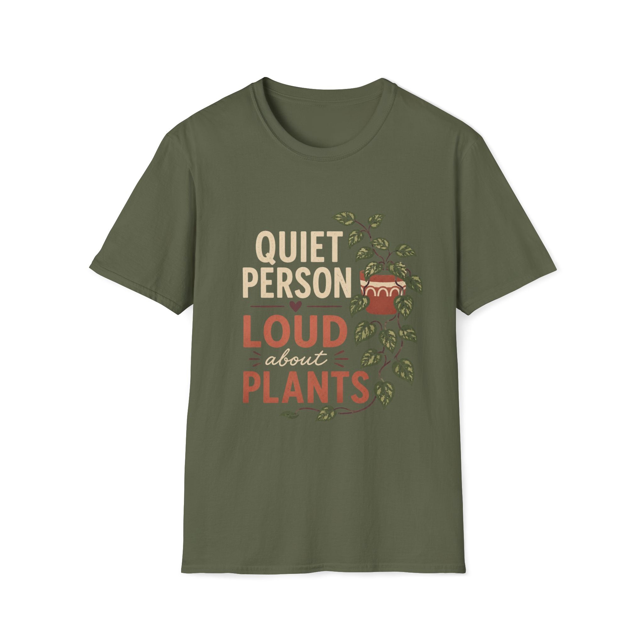 Quite Person Loud About Plants T-Shirt