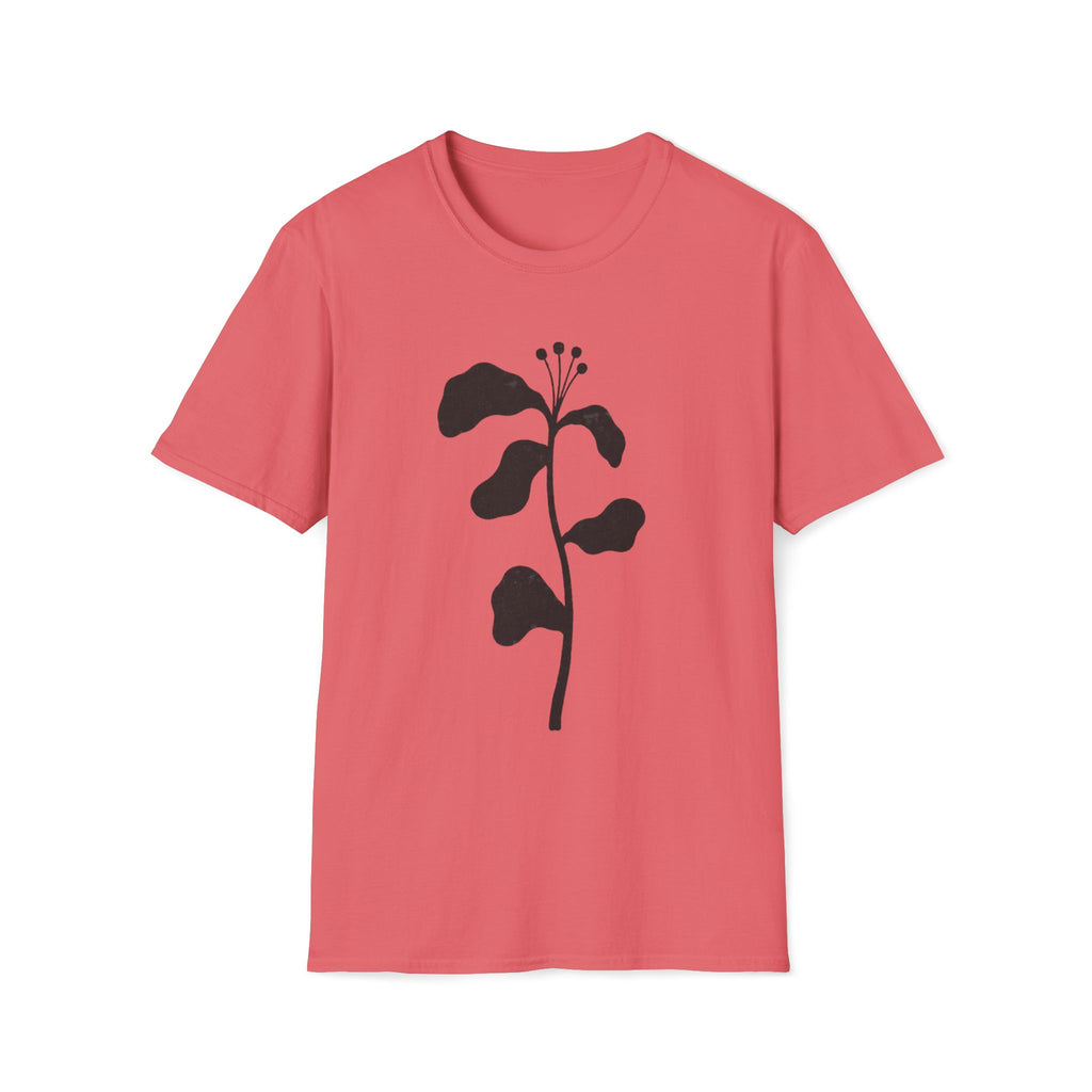 Minimal Botanical Stem T-Shirt