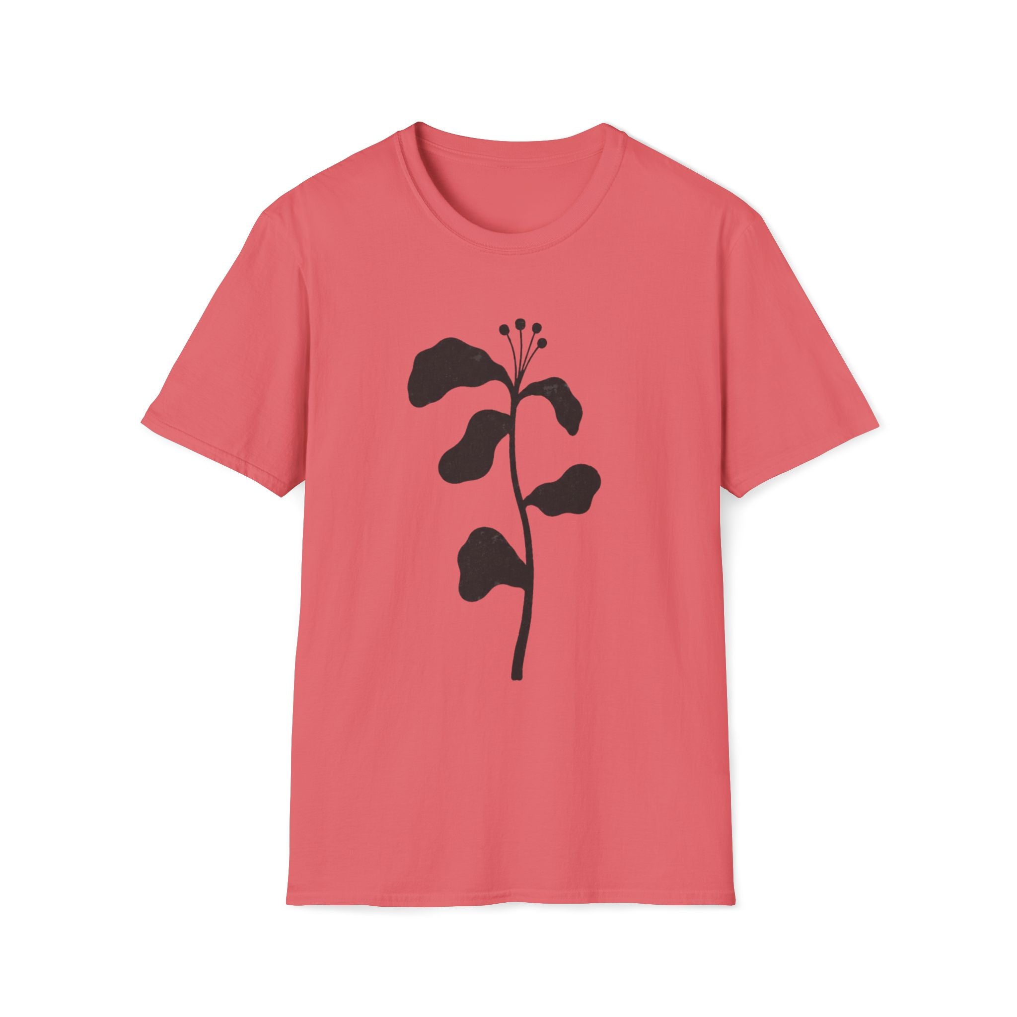 Minimal Botanical Stem T-Shirt