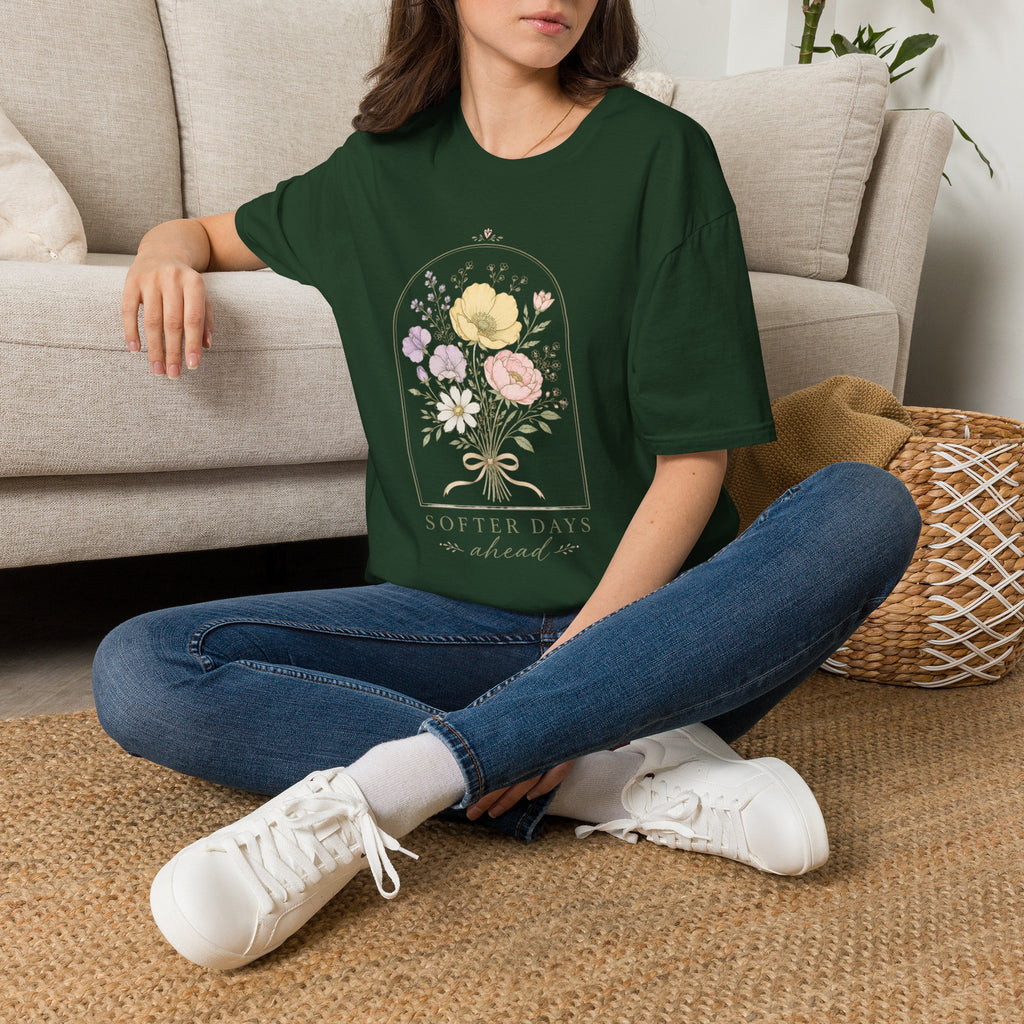 Softer Days Ahead Flower T-Shirt