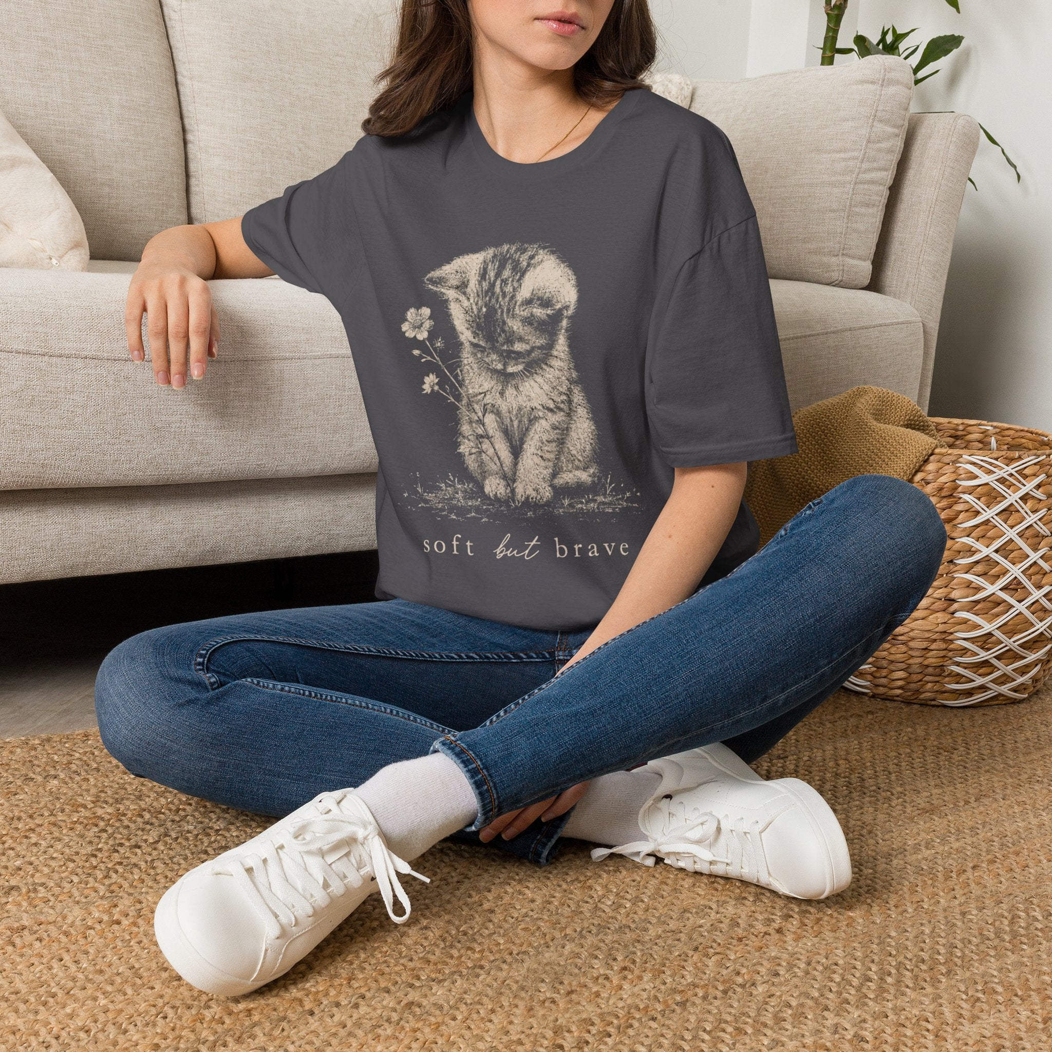 Soft But Brave Kitty T-Shirt