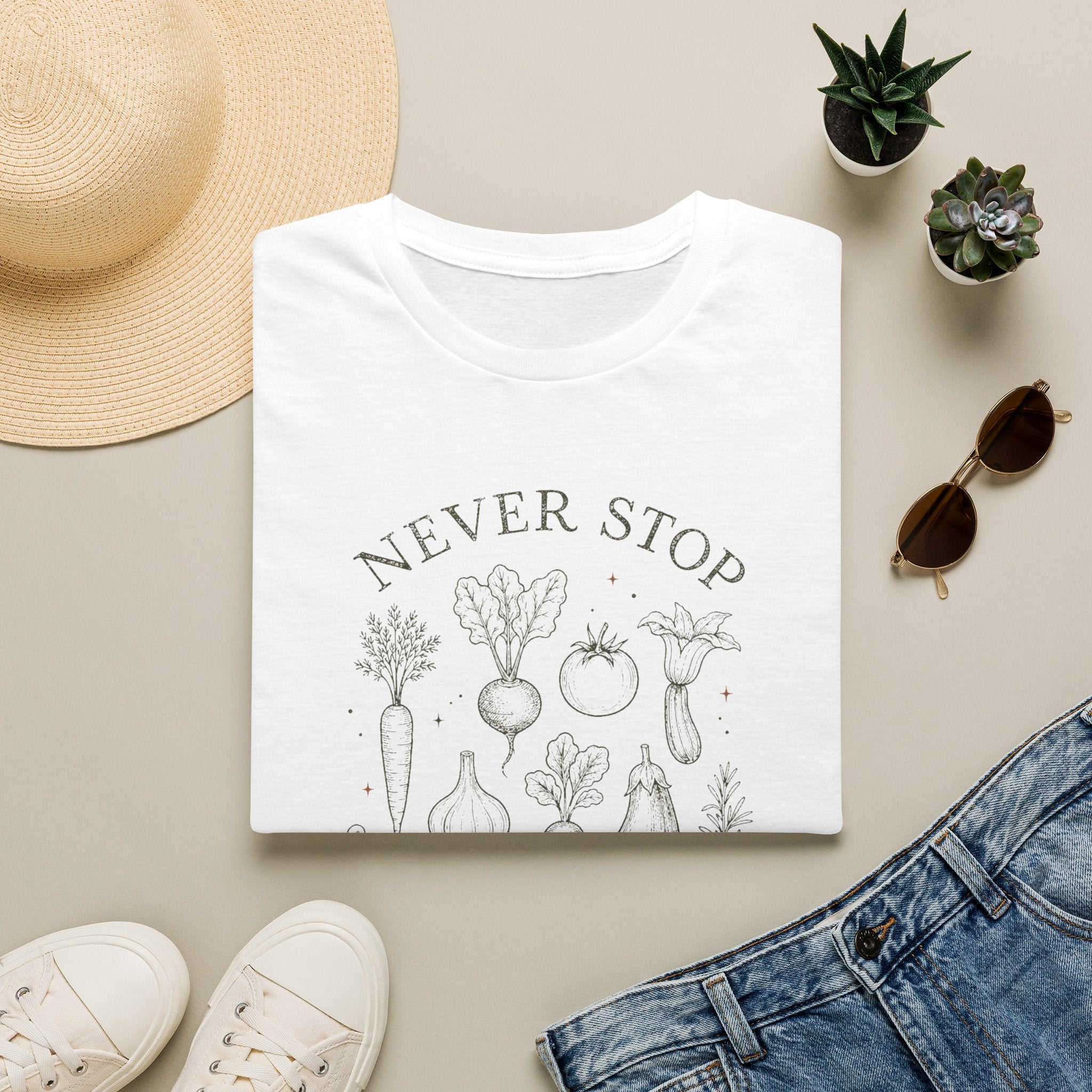 Never Stop Growing T-Shirt