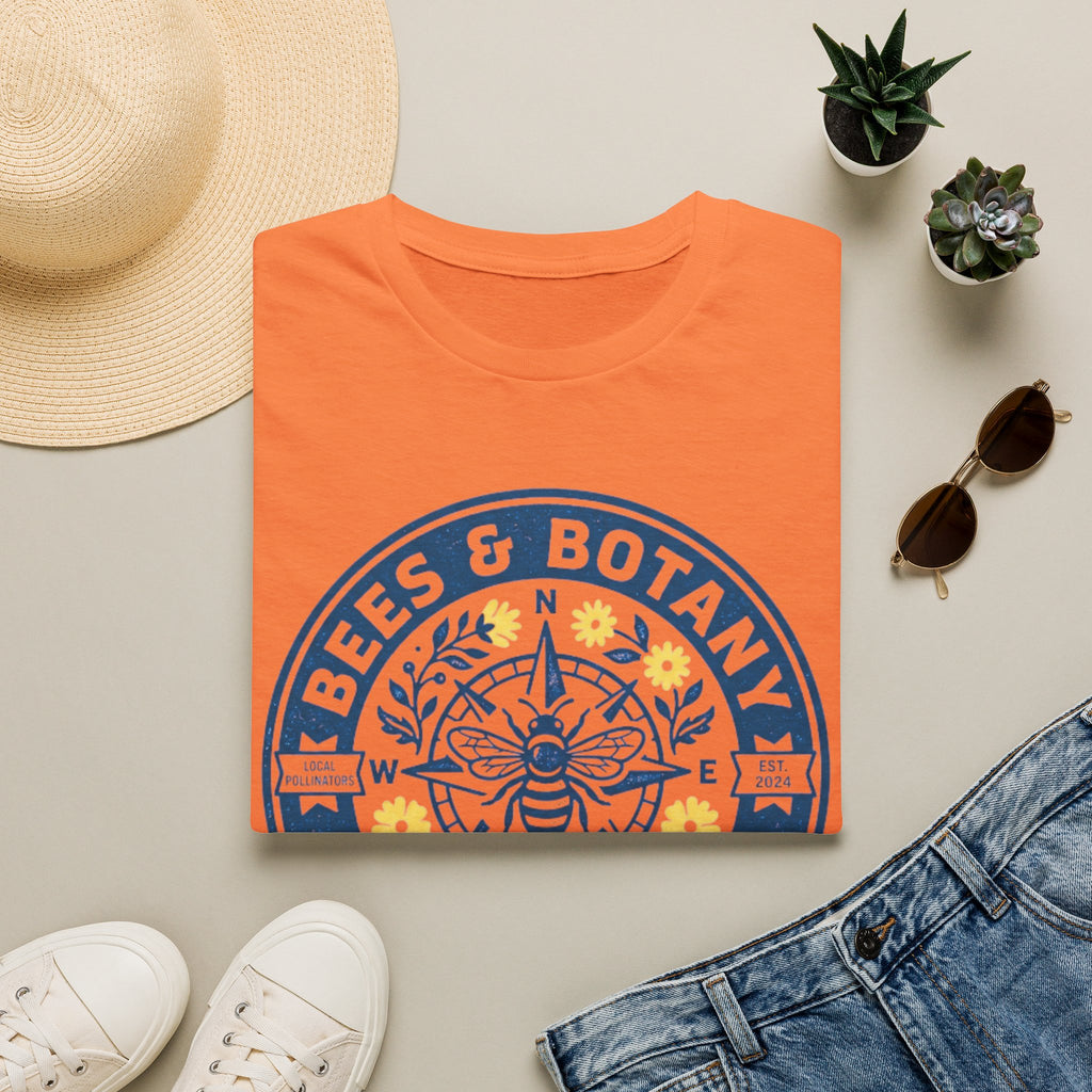 Bees And Botany Garden Badge T-Shirt