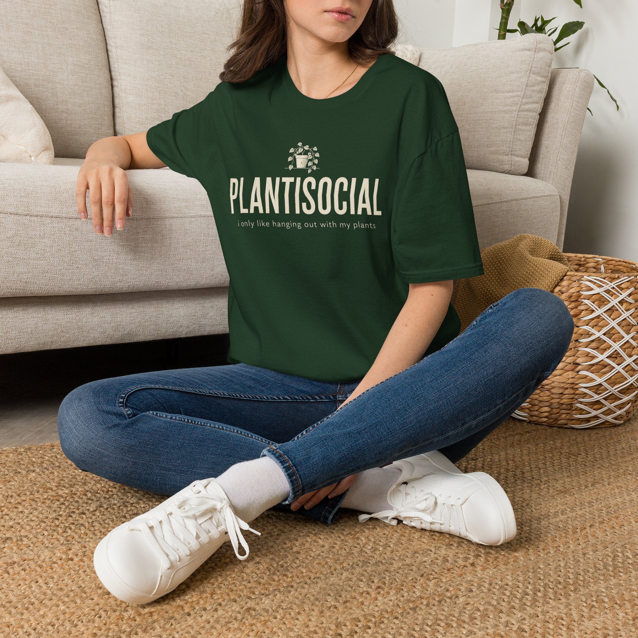 Plantisocial T-Shirt by Zen & Zucchinis Slow Garden Club