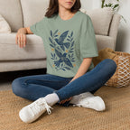 Botanical Birds T-Shirt by Zen & Zucchinis Slow Garden Club