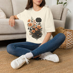 Vintage Flower Bouquet T-Shirt by Zen & Zucchinis Slow Garden Club