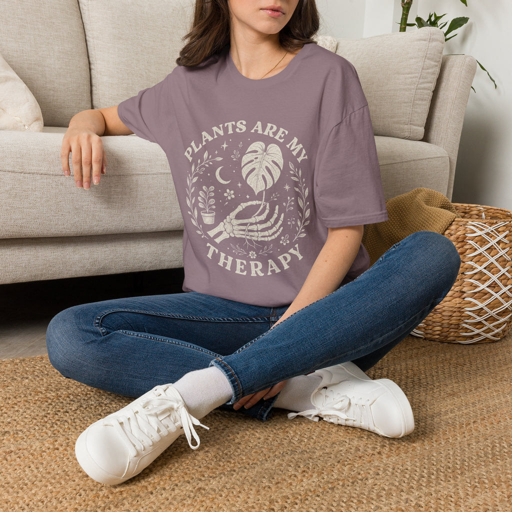 Plants Are My Therapy Botanical T-Shirt