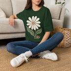 Flower & Snail Garden T-Shirt