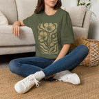 Vintage Botanical Bloom T-Shirt by Zen & Zucchinis Slow Garden Club