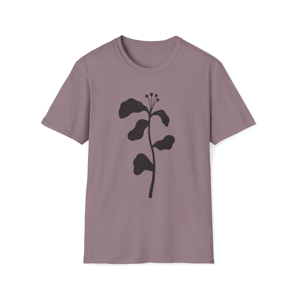 Minimal Botanical Stem T-Shirt