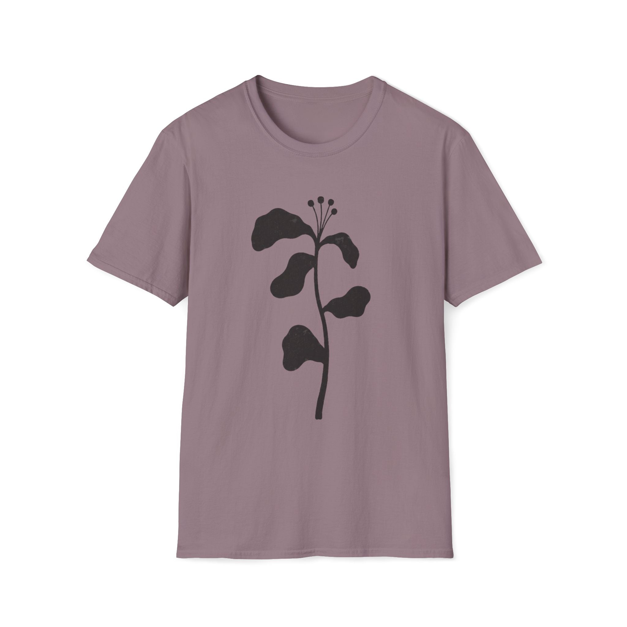 Minimal Botanical Stem T-Shirt