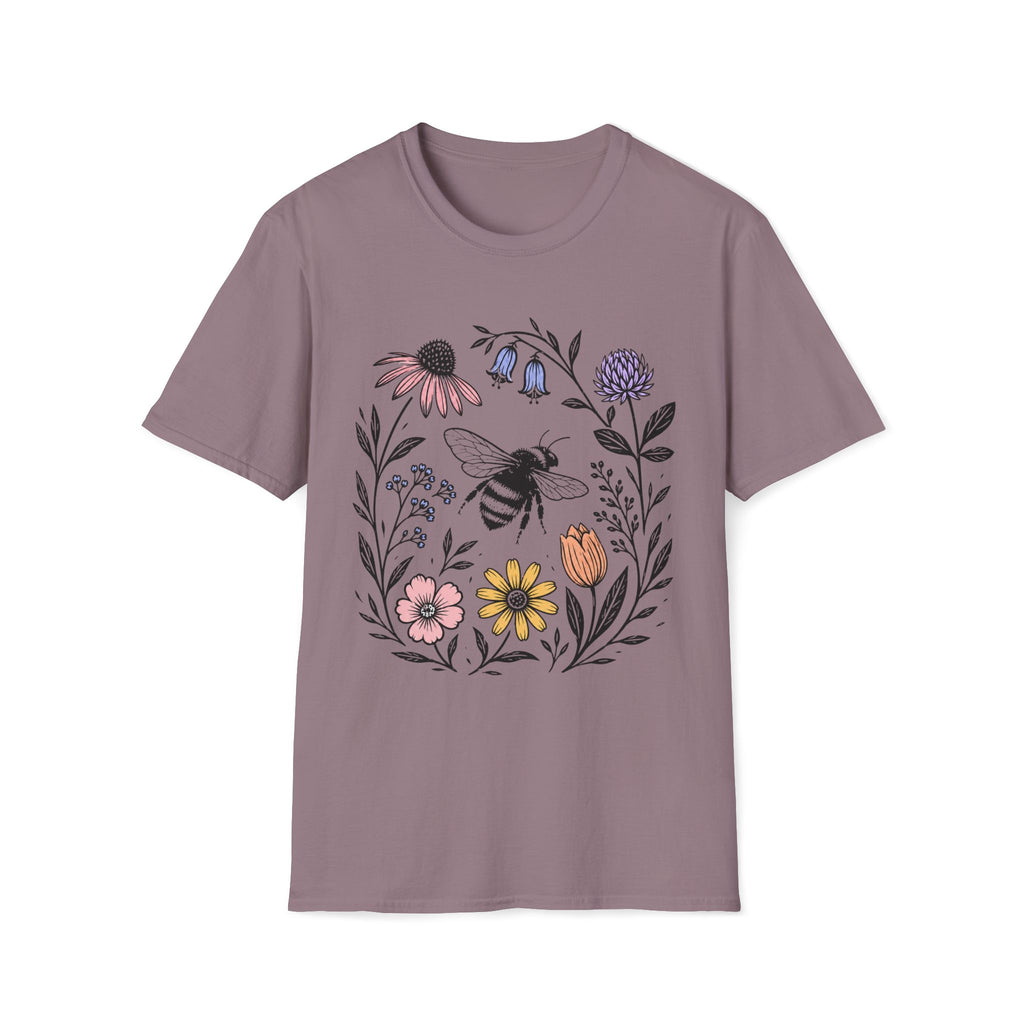 Bee WIth Wildflowers T-Shirt