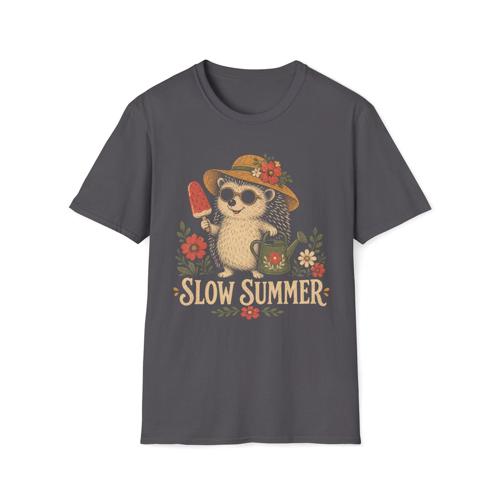 Slow Summer Hedgehog T-Shirt
