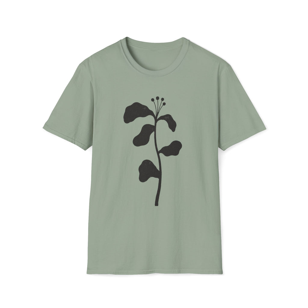 Minimal Botanical Stem T-Shirt