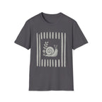 Snial In Stripes Garden Summer T-Shirt