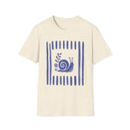 Snial In Stripes Garden Summer T-Shirt