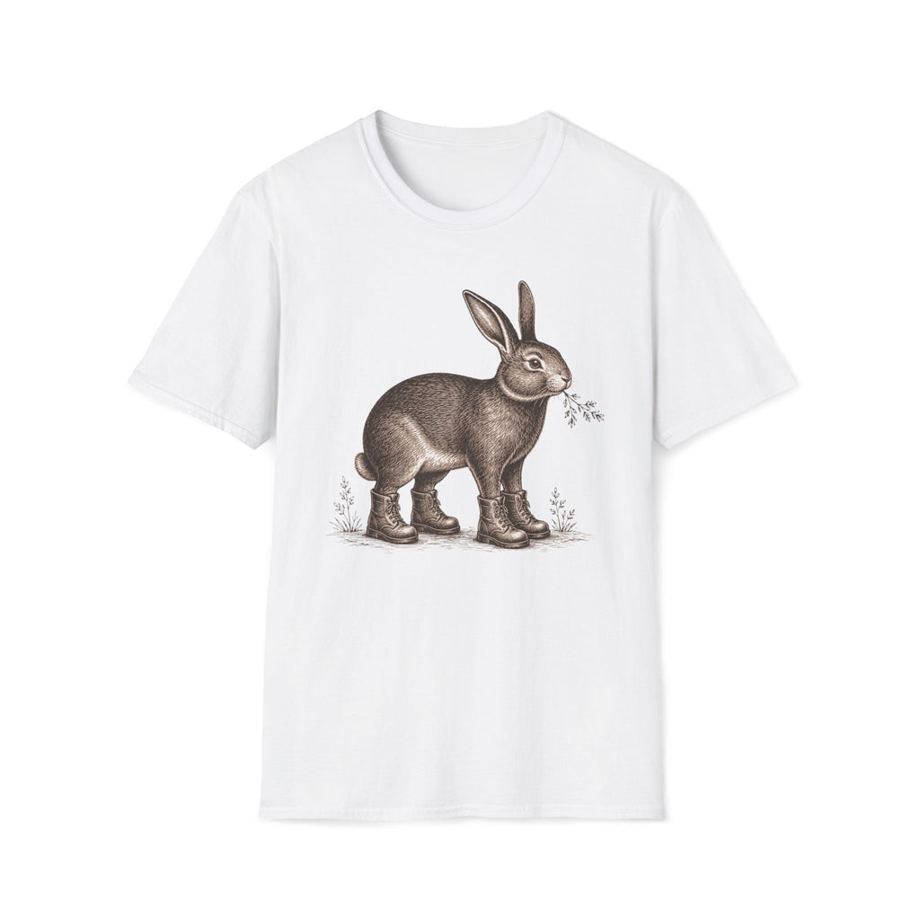 Garden Bunny With Shoes T-Shirt