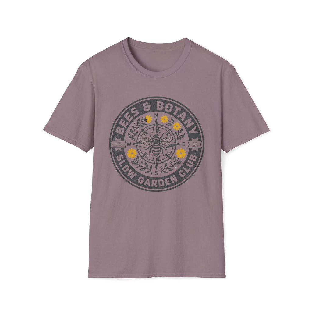 Bees And Botany Garden Badge T-Shirt