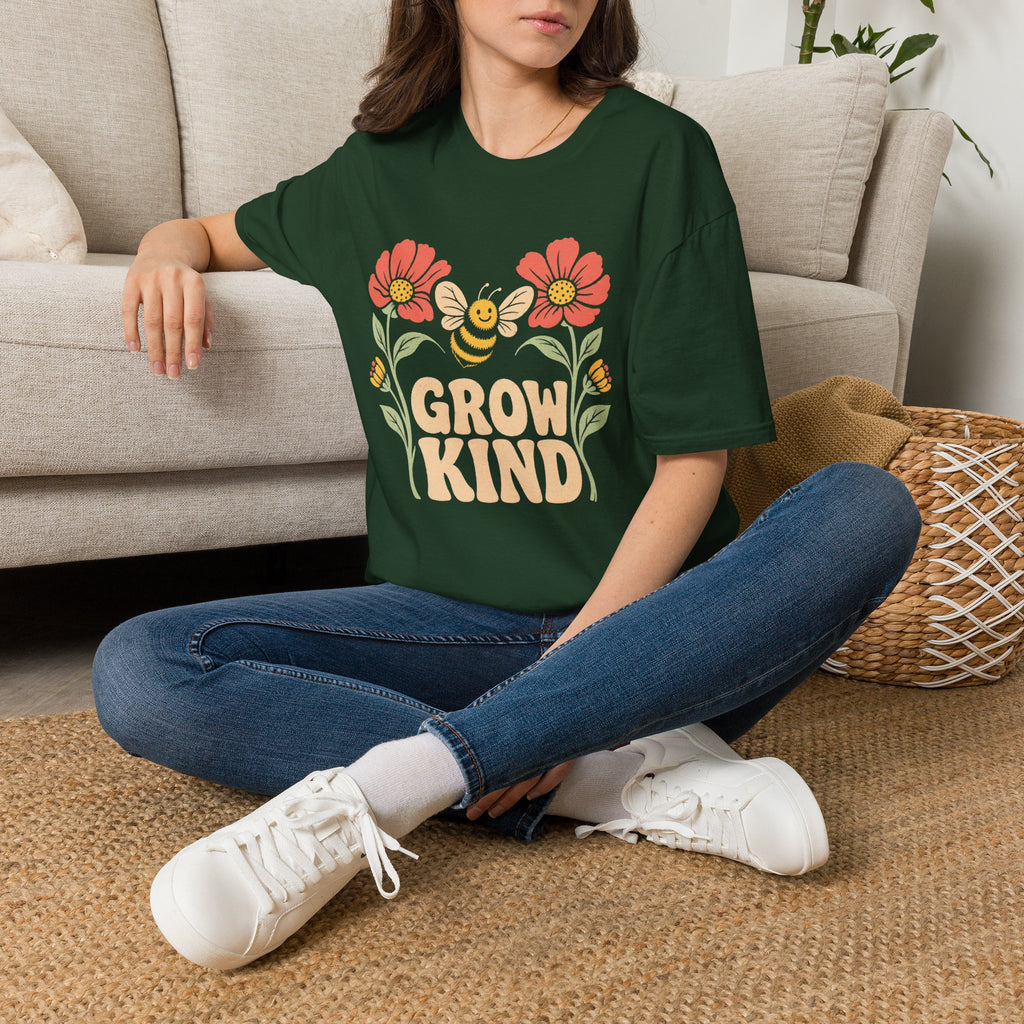 Grow Kind Flower Bee T-Shirt