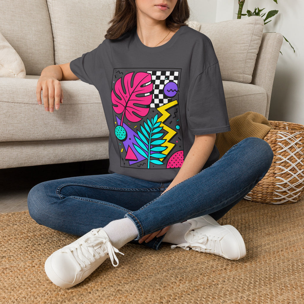 Abstract Wildflower Garden T-Shirt by Zen & Zucchinis Slow Garden Club