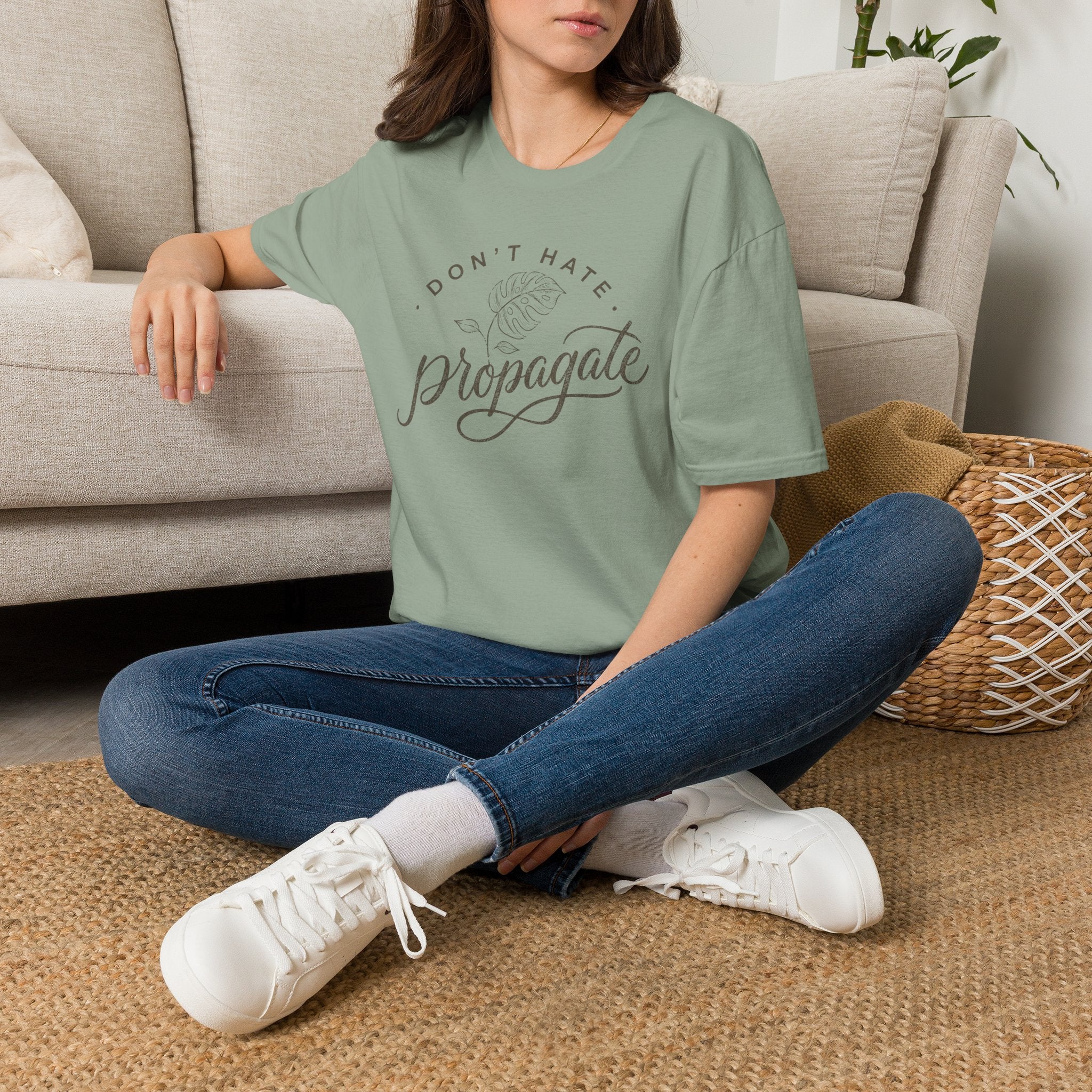 Don't Hate, Propagate T-Shirt by Zen & Zucchinis Slow Garden Club
