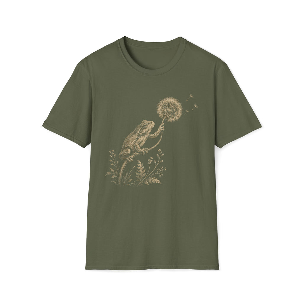 Frog with Dandelion Wish T-Shirt