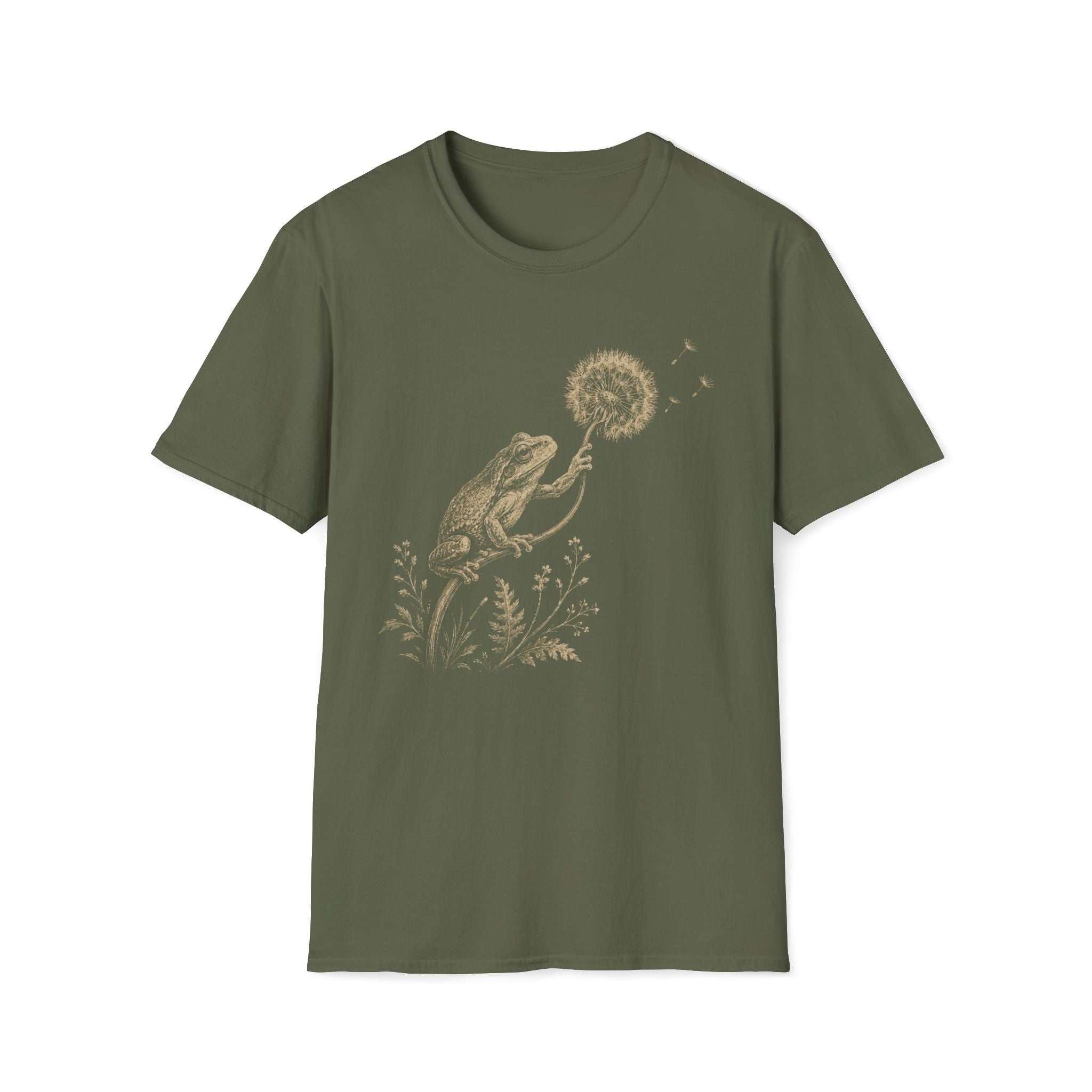 Frog with Dandelion Wish T-Shirt