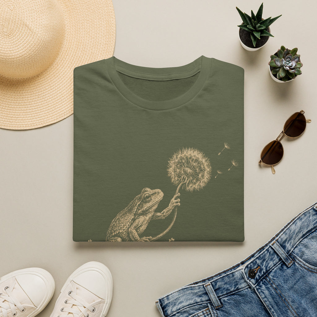 Frog with Dandelion Wish T-Shirt