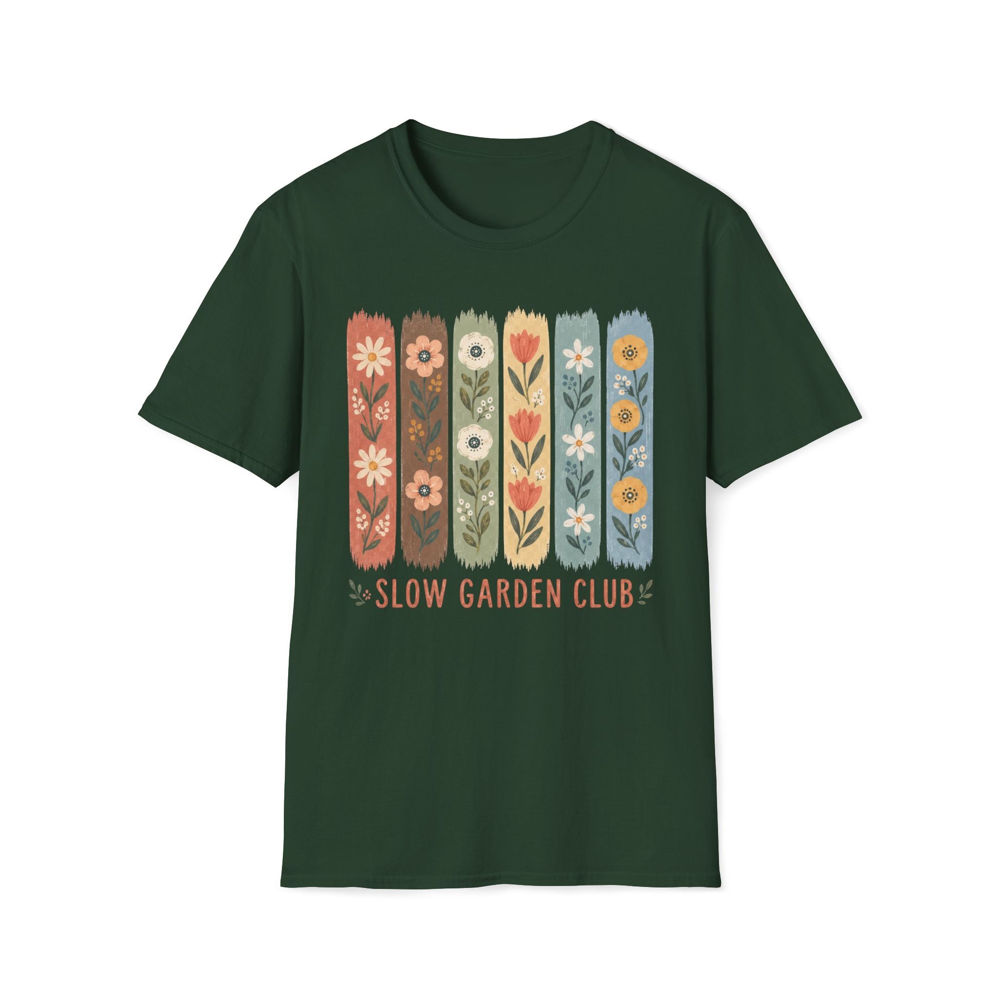 Flower Stripes Garden T-Shirt
