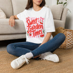 Sweet Garden Times Stripes Summer T-Shirt