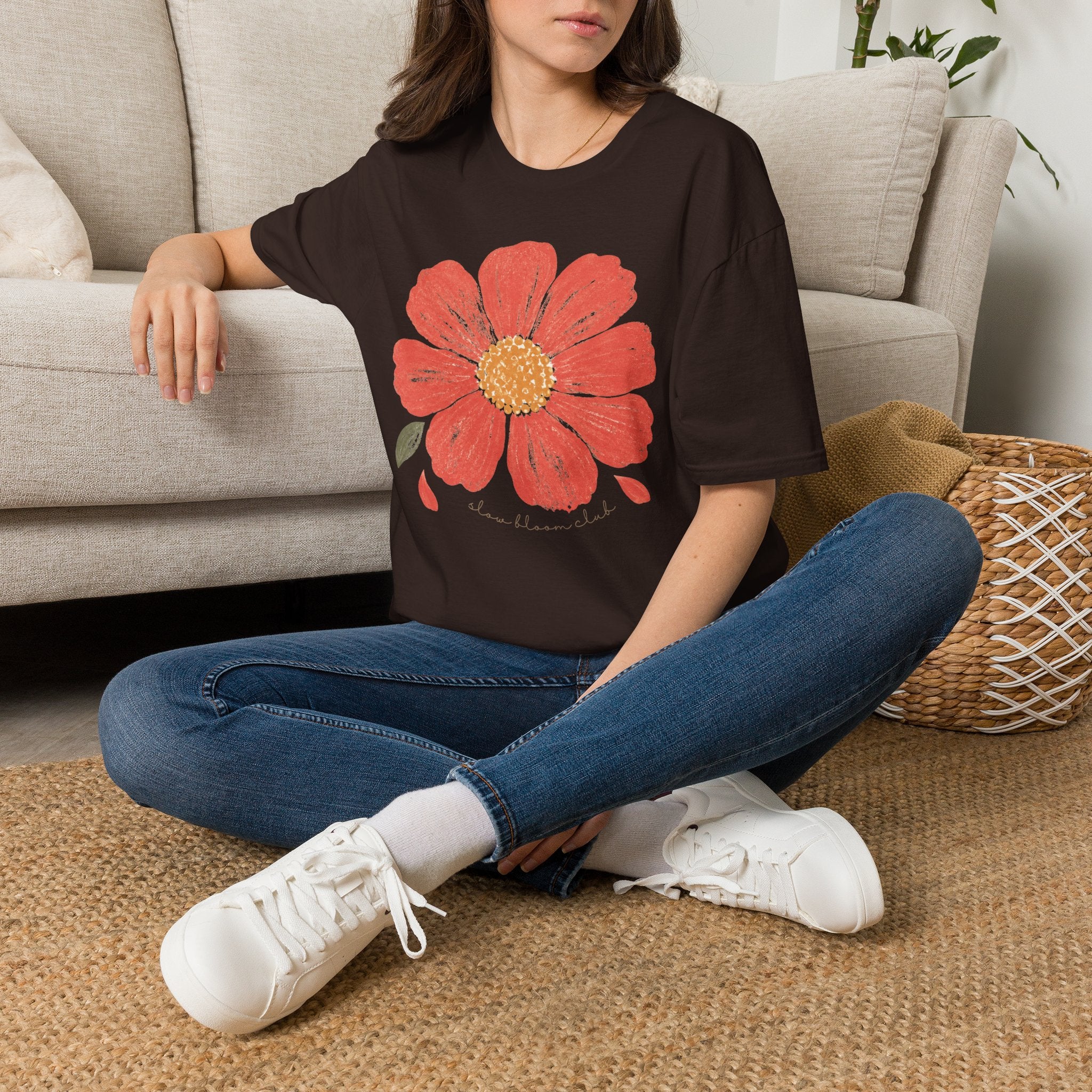 Slow Bloom Club Garden Flower T-Shirt by Zen & Zucchinis Slow Garden Club
