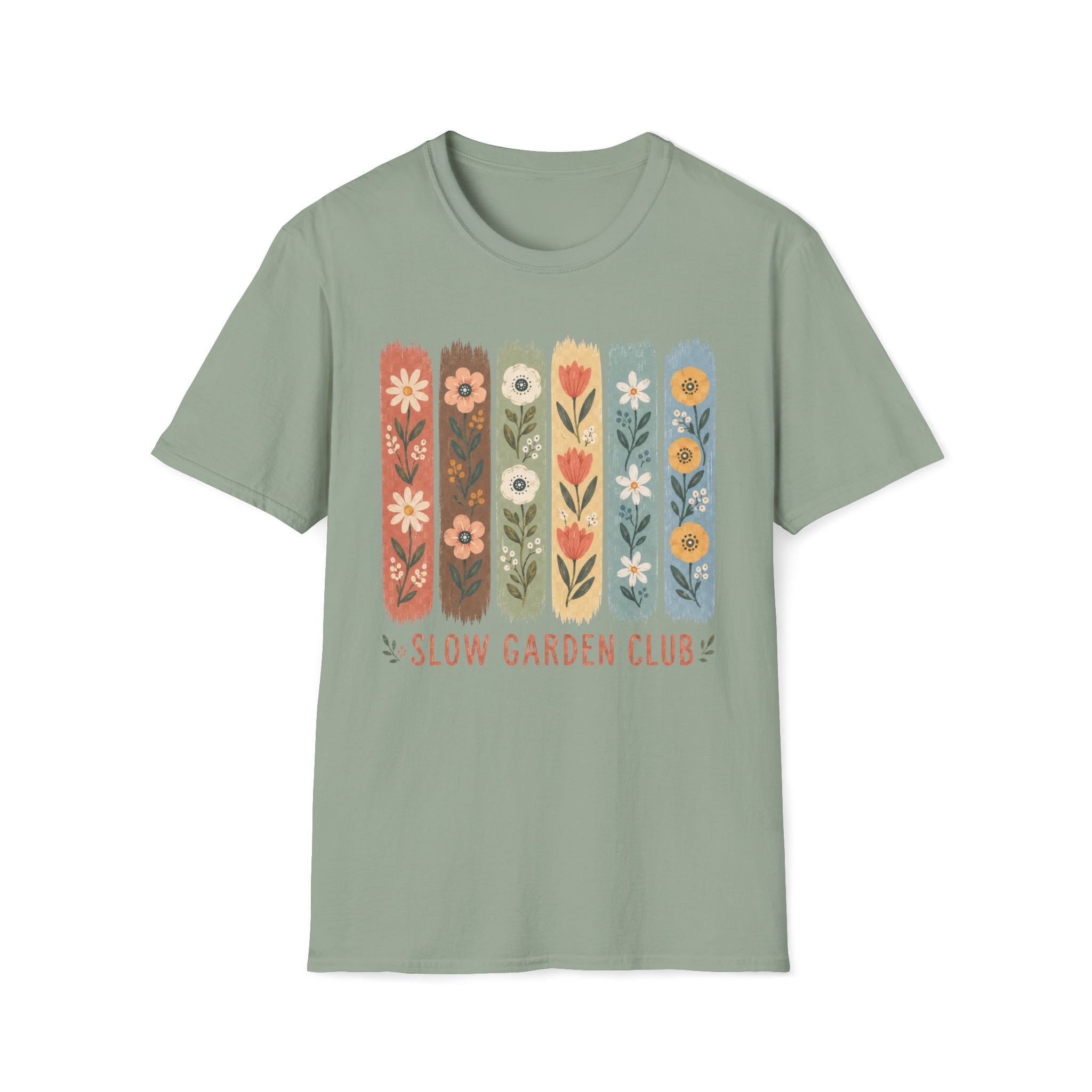 Flower Stripes Garden T-Shirt