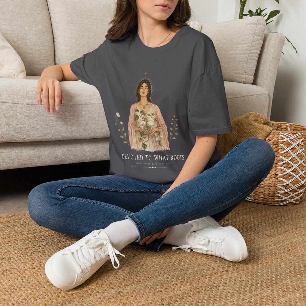 Devoted to Deep Roots Garden T-Shirt by Zen & Zucchinis Slow Garden Club
