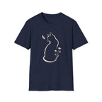 Cat Butterfly Silhouette T-Shirt